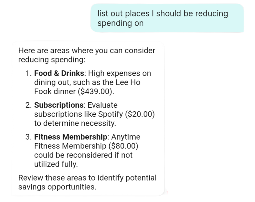 AI that actually helps you save.